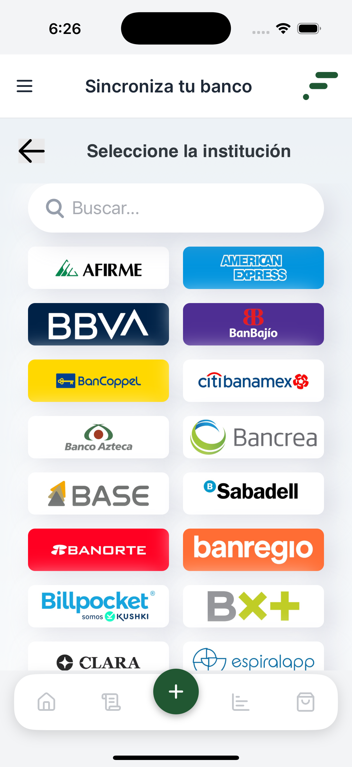 Lista de bancos mexicanos disponibles en Finno